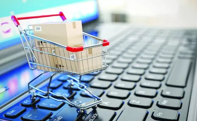 Online Shopping Rises in Lockdown Time Hyderabad - Sakshi