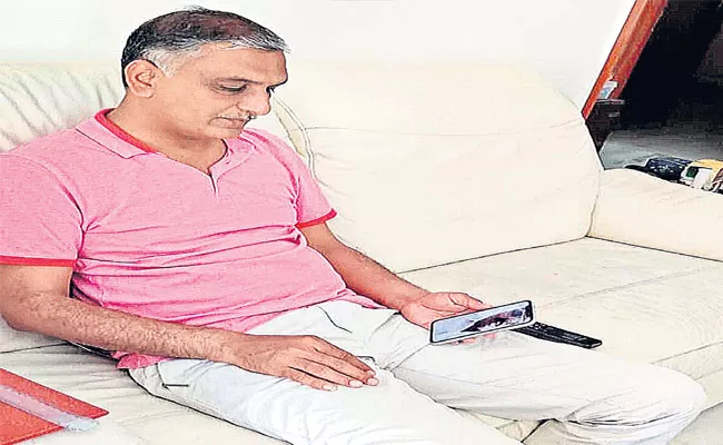 Harish Rao Speaks In Video Conference About Siddipet Zone Cleanliness - Sakshi