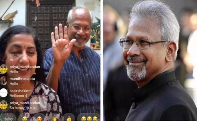 Mani Ratnam Interacts with Fans And Celebrities Through Instagram Live - Sakshi