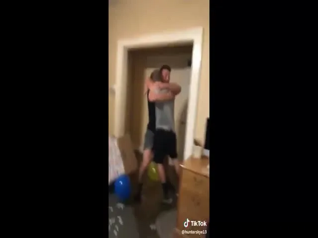 Man Surprise Gift To Friend Viral Video