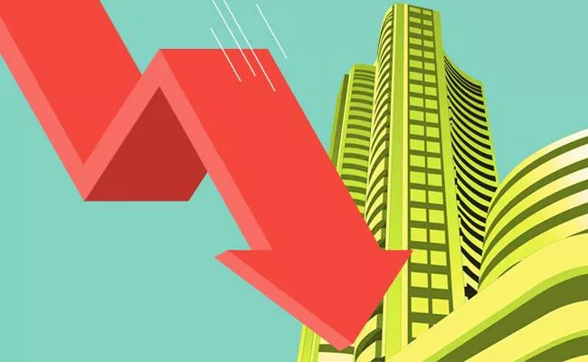 sensex ends 1011 points  lower - Sakshi