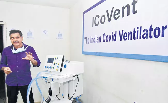 ICO Vent Ventilator For Corona Treatment - Sakshi