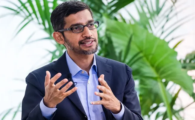  Alphabet CEO Sundar Pichai one of world highes tpaid execs worth usd 281 million - Sakshi