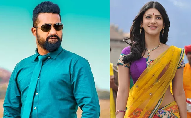 Shruthi Haasan to romance with ntr once again - Sakshi