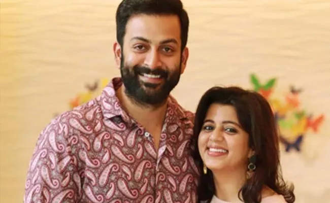 Prithviraj Wishes His Wife Supriya On His 9th Wedding Anniversary - Sakshi