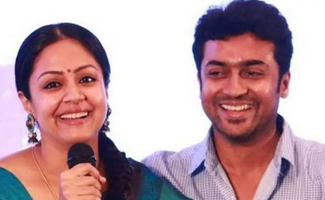 Suriya Supports His Wife Jyothika Speech Regarding Donation - Sakshi