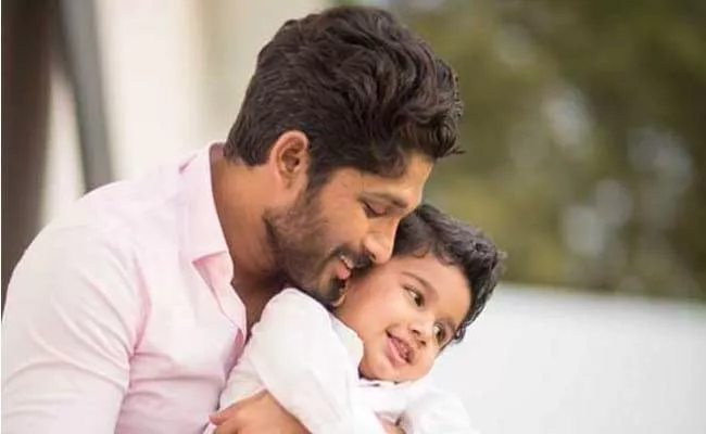 Allu Arjun Wishes His Son Ayaan 6th Birthday - Sakshi