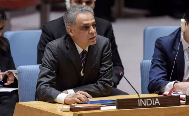 India UN Ambassador Syed Akbaruddin retires with namaste - Sakshi