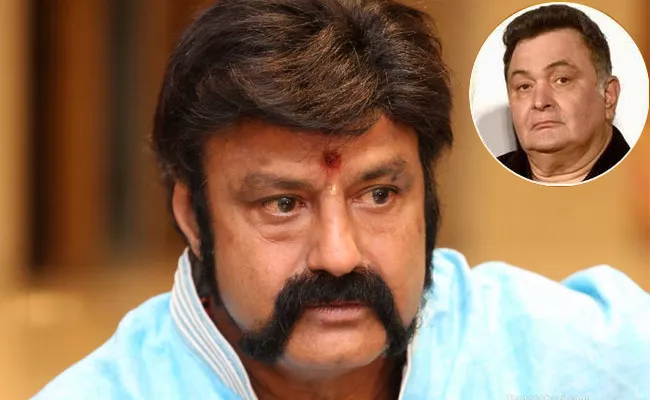 Balakrishna And Subbarami Reddy Condolences To Rishi Kapoor - Sakshi