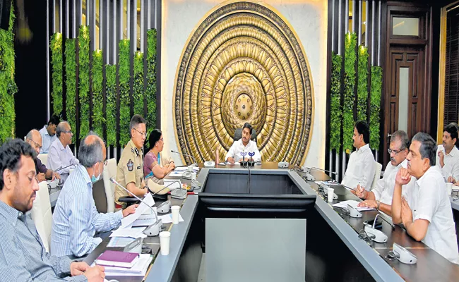 YS Jaganmohan Reddy Review Meeting With Officials On Covid-19 Prevention - Sakshi