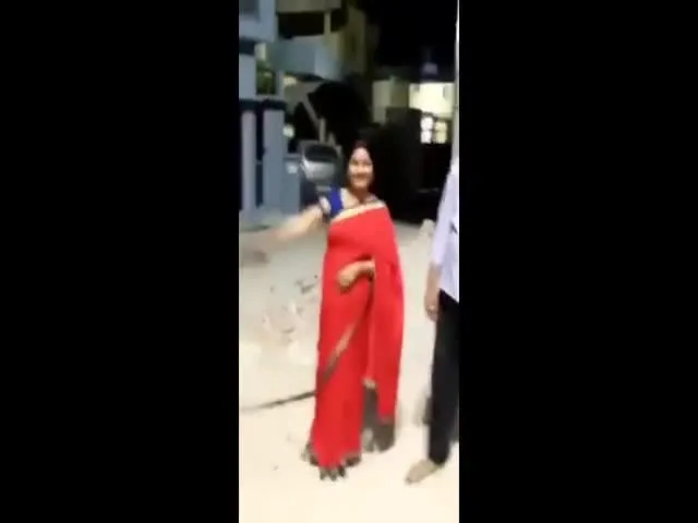 BJP leader Manju Tiwari firing in the air with a revolver