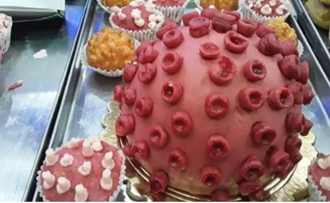 A Sweet Shop Sells Coronavirus Shape Sweets In Kolkata - Sakshi