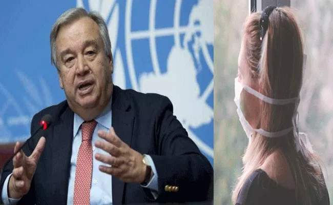 UN Chief Urges End To Domestic Violence Amid Covid 19 Lockdown - Sakshi