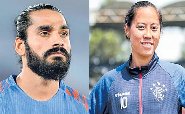 India Football Federation Selected Sandesh And Bala Devi For Arjuna - Sakshi