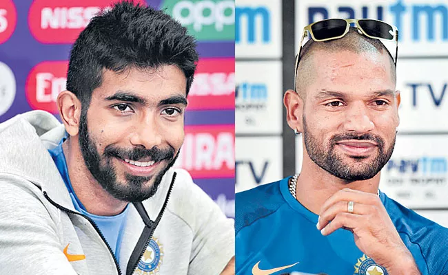 Jasprit Bumrah and Shikhar Dhawan are nominated Arjuna Award - Sakshi