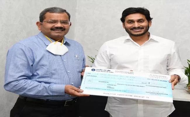 Covid-19: Huge Donations To AP CM Relief Fund - Sakshi