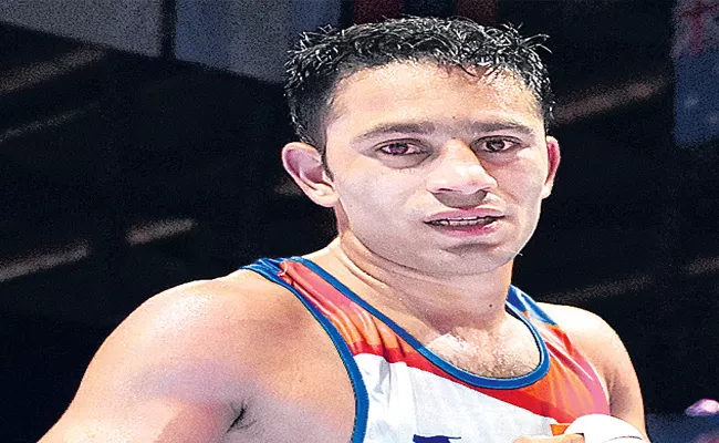 Boxer Amit Letter To Central Sports Department - Sakshi