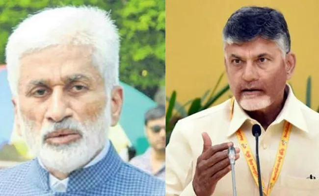 Vijay Sai reddy Fires on Chandrababu over Pothireddypadu - Sakshi