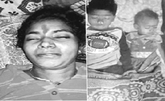 Mother And Her Children Suicide In Piduguralla in Guntur District - Sakshi