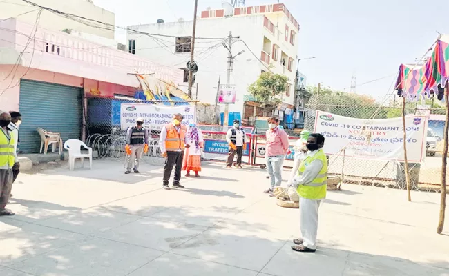 Containment Zones Clean Sweep in Jubilee hills Hyderabad - Sakshi