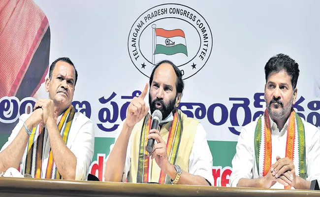 Uttam Kumar Reddy Fires On CM KCR - Sakshi