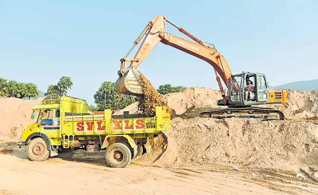 Sand sales resume in AP - Sakshi