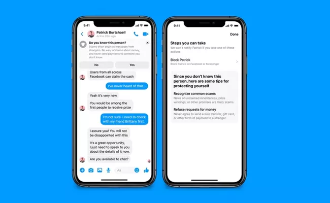 Facebook Messenger Gets Scam Warnings to Users - Sakshi