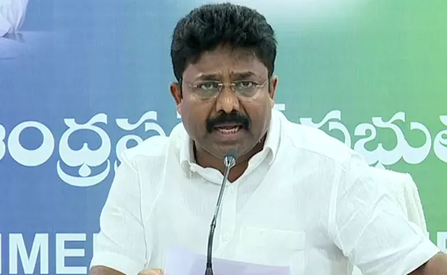 Minister Adimulapu Suresh Slams TDP Over Doctor Sudhakar Issue - Sakshi