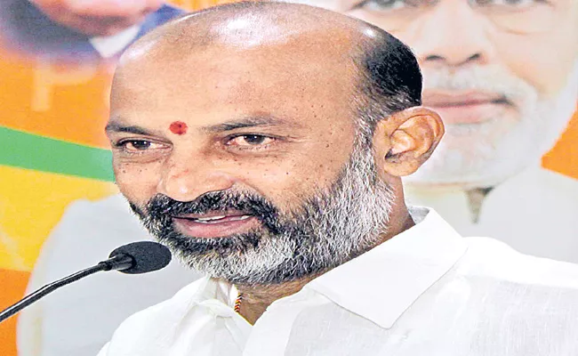 Bandi Sanjay Kumar Criticized Telangana Government About Coronavirus Cases - Sakshi