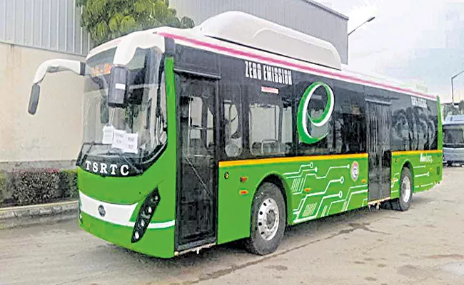 TSrtc Starts AC Bus Services in Hyderabad - Sakshi