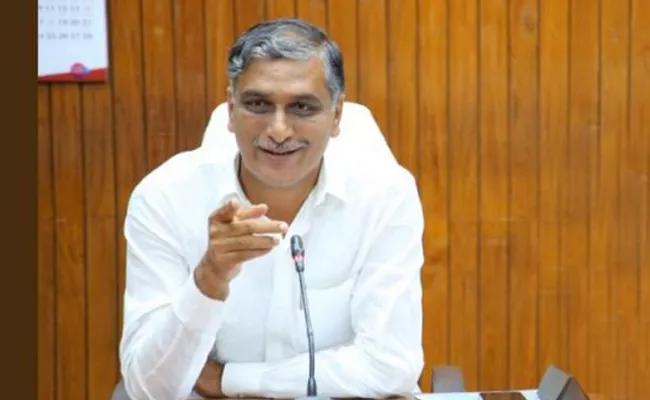 Harish Rao Review Meeting On KCR Visit Konda Pochama Project In Siddipet - Sakshi