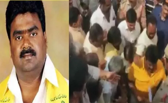 TDP leader Kuna Ravi kumar Surrenders At Police Station - Sakshi