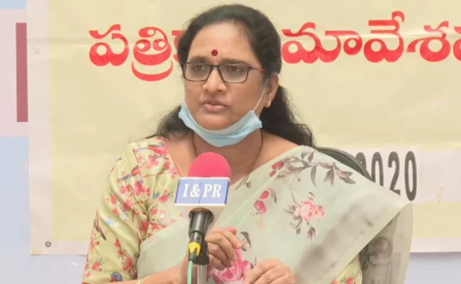 Vasireddy Padma Talks In Press Meet Over Domestic Violence Cases - Sakshi