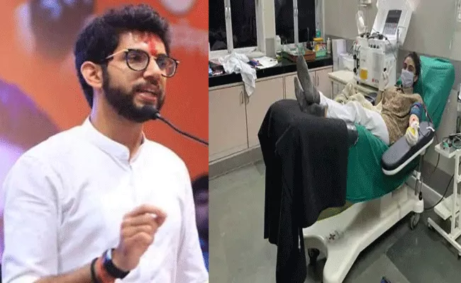 Aaditya Thackeray Thanks Zoa Morani For Donating Plasma Twice - Sakshi