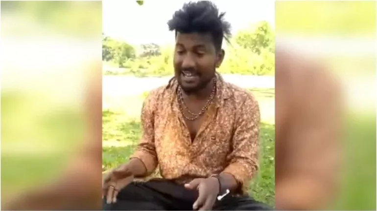 Viral Video Man Sings Baahubali Song Kaun Hai Woh - Sakshi