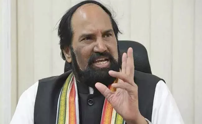 Uttam Kumar Reddy Fires On CM KCR Over irrigation Projects - Sakshi