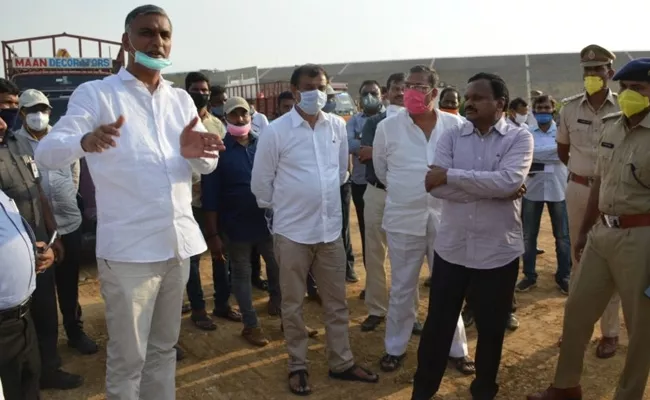 Harish Rao Talks In Press Meet Over Reservoir Opening Ceremony - Sakshi