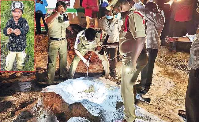 3 Year Old Boy Fell Into Borewell In Medak District - Sakshi