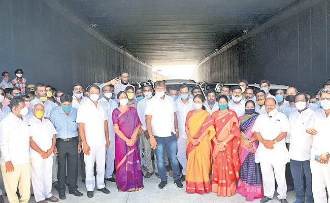 Mayor Ram mohan Starts LB Nagar Underpass Hyderabad - Sakshi