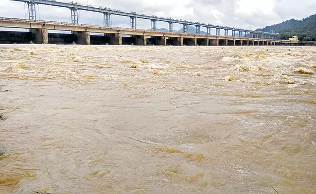 Vamsadhara Water Into Nagavali River - Sakshi