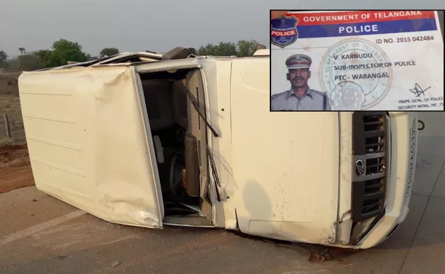 Vehicle Rollover At Pembarthi In Jangaon RSI Last Breath - Sakshi