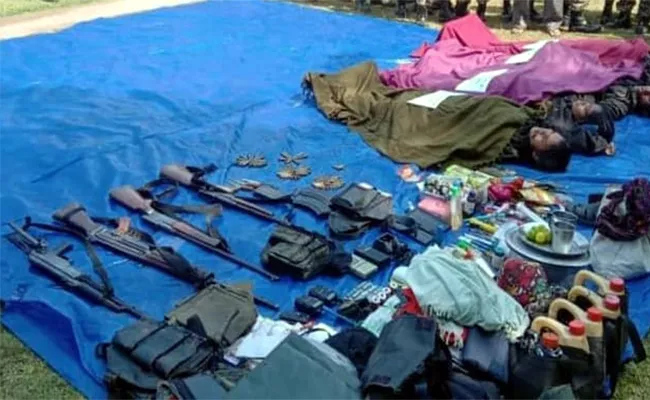 Maists Robbed weapons Founds After Eight Years in Khammam - Sakshi