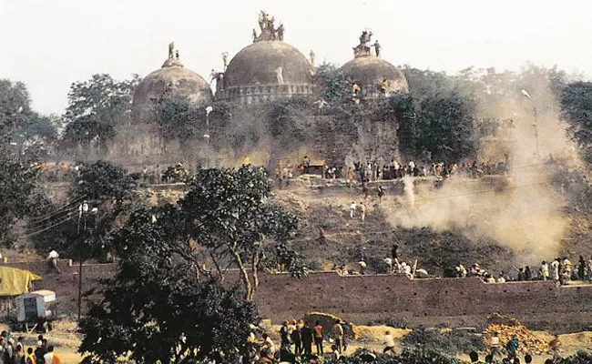 Special CBI court should close Babri Masjid demolition case Petitioner - Sakshi