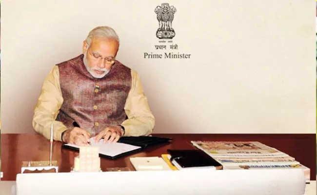 Prime Minister Letter On Completion Of One Year Government At Centre - Sakshi