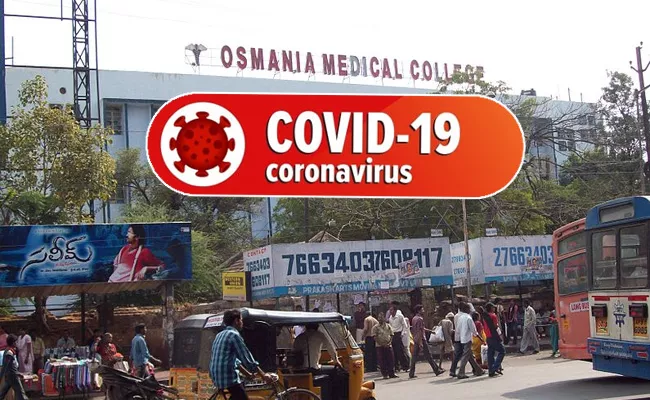 Three Persons Tests Coronavirus Positive In Osmania Medical College - Sakshi