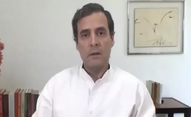 Rahul Gandhi Reacts About Minor Tribal Girl Brutally Thrashed Eloping In Gujarat - Sakshi