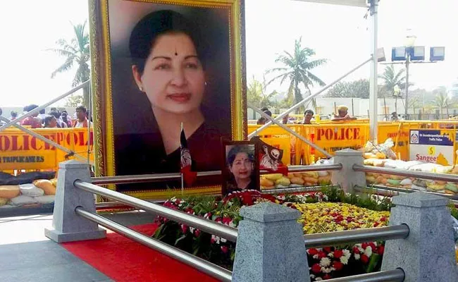 Memorial Hall For Jayalalitha At Marina - Sakshi