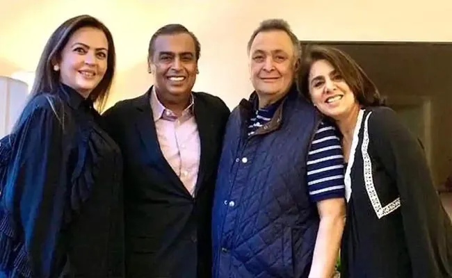 Neetu Kapoor Thanks Mukesh Ambani And Family For Support Them - Sakshi