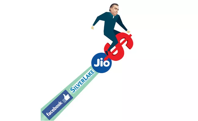 Silver Lake invests in Mukesh Ambani is Reliance Jio - Sakshi