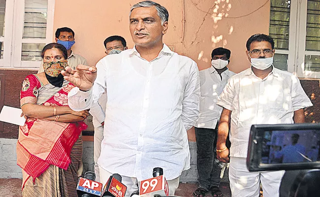 Harish Rao Comments On Congress And BJP Leaders - Sakshi